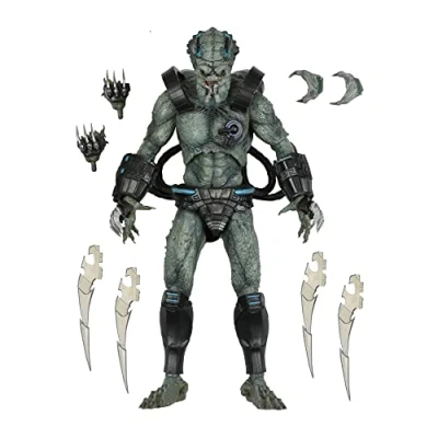 Image of NECA 51589 PREDATOR Concrete Jungle Figurine Ultimate Deluxe Stone Heart 25cm,Black