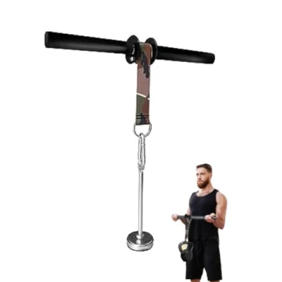 Image of Yes4All Wrist and Forearm Blaster/Wrist Arm Roller for Exercise, Workout, Fitness, Sport Training Fit Standard 1 inch Weight Plates