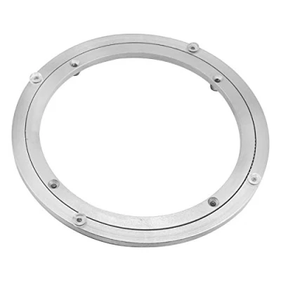Image of Aluminium Alloy Turntable Bearing, Heavy Duty Swivel Lazy Susan Rotating Bearing Round Dining Table Smooth Plate Hardware, 10&#039;&#039;