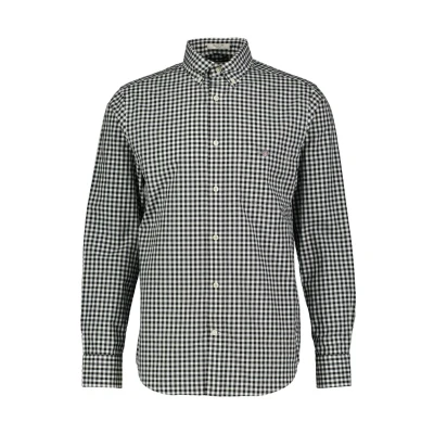 Image of GANT Gingham Shirt schwarz, Men&#039;s, Size: 4XL, Schwarz