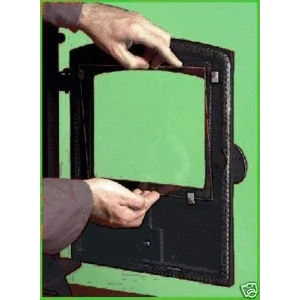 Image of HRG Aga Little Wenlock Stove Glass 260mm x 200mm