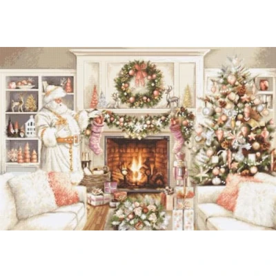 Image of Luca S Cross Stitch Kit New Year, Gold Collection, Counted for Adults, B2416