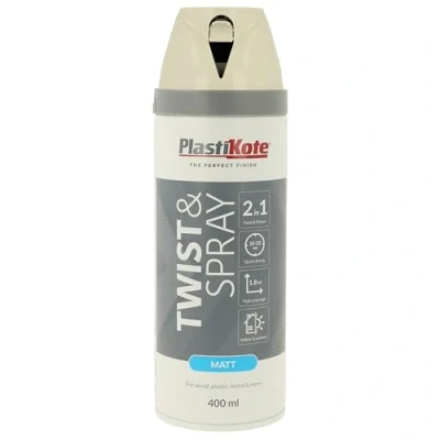 Image of PLASTIKOTE PlastikoteTwist &amp; Spray Matt 400ml Georgian Stone