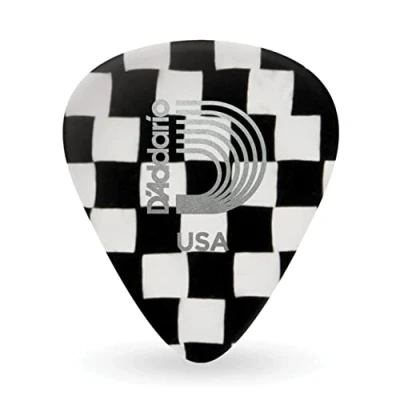 Image of Planet Waves Extra Heavy Checkerboard Celluloid Guitar Picks (Pack of 10)