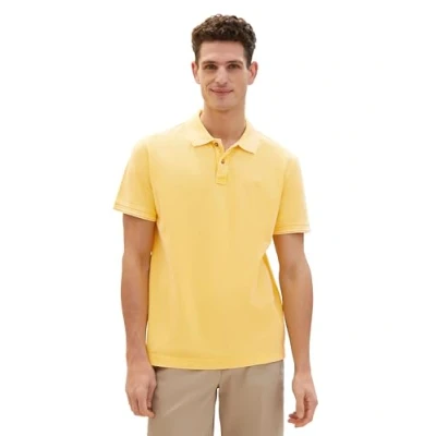 Image of TOM TAILOR Men&#039;s 1040824 Polo Shirt, 34663 Sunny Yellow, XXL