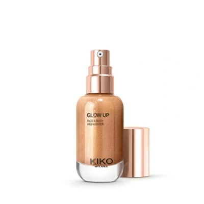 Image of KIKO Milano Glow Up Face And Body Highlighter 02 Transfer proof Liquid With A Metallic Finish