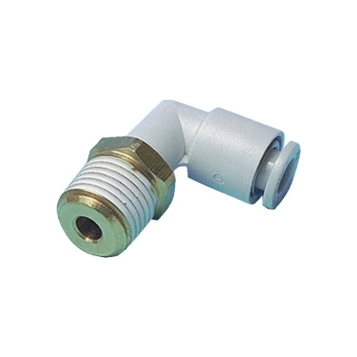 Image of SMC KQ2L10 04AS Push Fit Elbow &amp; Male Thread 10 X R1/2