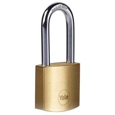 Image of Yale Y110B/20/122/1 Serie Y110B Safety Padlock, Brass Finish, 20mm
