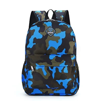 Image of Estwell Kids Boys Girls Camouflage School Backpack Children Primary Schoolbag Book Bag Waterproof Nylon Rucksack Casual Daypack