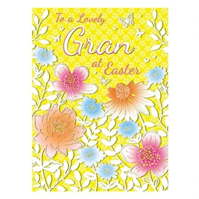 Image of Traditional Easter Card Gran 8 x 6 inches Piccadilly Greetings