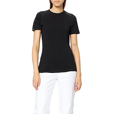 Image of Ortovox 145 Ultra S Sleeve W Women&#039;s Thermal Top, Womens, T Shirt, 8451800002, Black Raven,