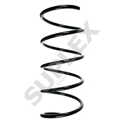 Image of 2033214304, A2033214304 Coil spring SUPLEX 19335 Front Axle with constant wire diameter yellow (3x) MERCEDES BENZ: CLK Coupe