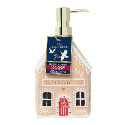 Image of Baylis &amp; Harding The Fuzzy Duck Winter Wonderland Festive Hand Wash Gingerbread House Gift (Pack of 1) Vegan Friendly