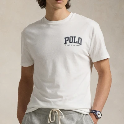 Image of Polo Ralph Lauren Varsity Custom Fit Cotton Jersey T Shirt XL