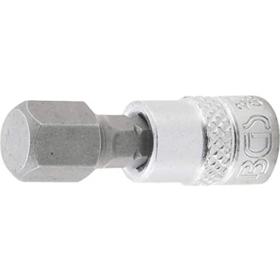 Image of BGS 2748 Bit Socket 6.3 mm (1/4&quot;) Drive internal Hexagon 3/8&quot;