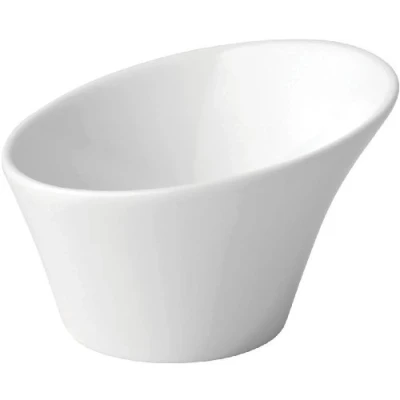 Image of Utopia Anton Black Fine China, Z06017 000000 B01006, Mini Elipse Bowl 3&quot; (8cm) 2oz (6cl) (Box of 6)