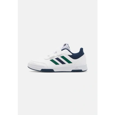 Image of adidas Performance Tensaur 2.0 Walking trainers for kids, Size: 10K, Footwear white/collegiate green/collegiate navy Imitation leather/ textile