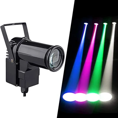 Image of 12w RGBW Disco Ball Lights Mirror Light, Pinpoint Spotlight Spot Dj Pinspot DMX Led Pin