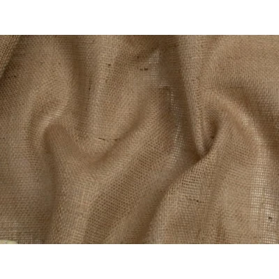 Image of Minerva Crafts 10oz Jute Hessian Rough Sacking Fabric Natural per metre