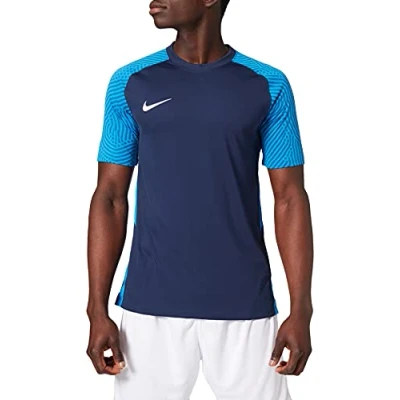 Image of NIKE Men&#039;s M NK STRKE22 Thicker SS TOP T Shirt, Royal Blue/White, XL