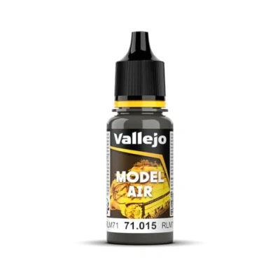 Image of Vallejo Model Air 17 ml Acrylic Paint Dark Green RLM71