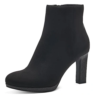 Image of MARCO TOZZI Women&#039;s 2 25341 41 Boot Heel, Black Comb, 3.5