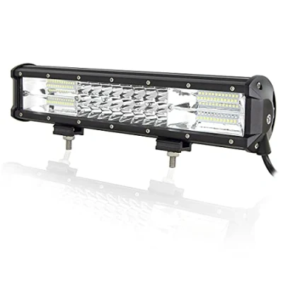 Image of AUXTINGS 15 inch 216W Triple Row 7D Led Work Light Bar Spot Flood Combo Beam DC 12V 24V 6000k Offroad Vehicles 4x4 Atvs Utvs