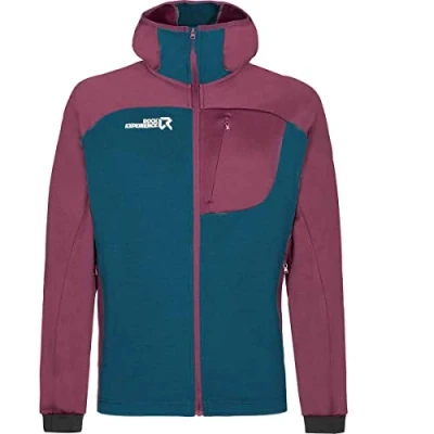 Image of Rock Experience REMC01681 RE.SEEKER Sweatshirt Men&#039;s 1556 REFLECTING POND+1991 POMEGRANATE XXL