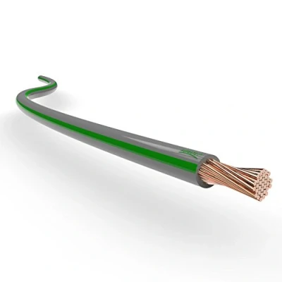 Image of AUPROTEC Automotive Wire 1.00 mm² Thin Wall Cable length 5m or 10m choice: (5m metre (AWG 18) copper wire, grey green)