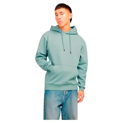 Image of Jack &amp; Jones Jjebradley HOOD Sweatshirt, Men&#039;s, Size: Small, Iceberg green