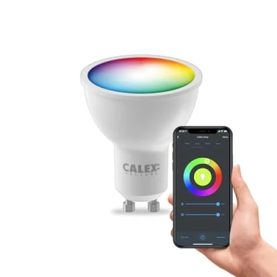 Image of Calex Smart LED bulb GU10 4.9W CCT RGB