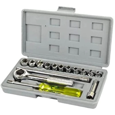 Image of Orbitron 17 Pcs 1/4 Inch Wrench Socket Adaptors Set Handy Boxed Essential for Small