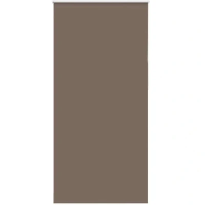 Image of vidaXL Roller Blind Blackout Coffee 100x230 cm Fabric Width 95.7 Polyester