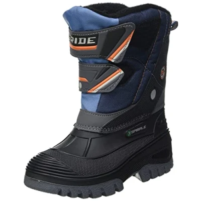 Image of Spirale Frodo Snow Boot, Black Blue, 5 UK
