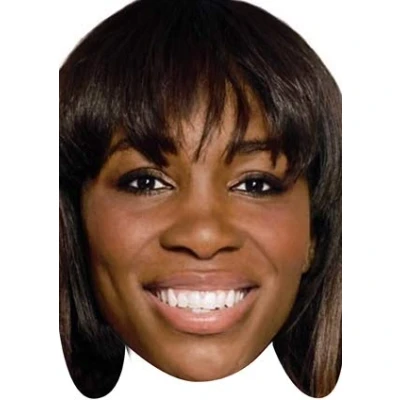 Image of FoxyPrinting Venus Williams Tennis Celebrity Cardboard Party Face Mask Fancy Dress