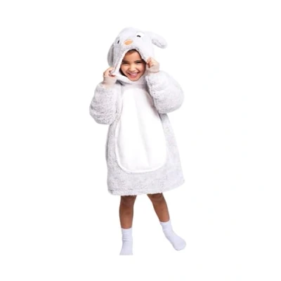 Image of Cuddle Kids Small Blanket Hoodie Bunny 3 6 years