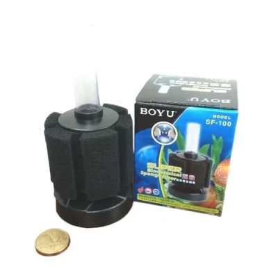 Image of BOYU Aquarium Fry Fish Tank with Biochemical Sponge Filter Inlets, Small