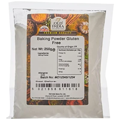 Image of Old India Baking Powder Gluten Free 250g