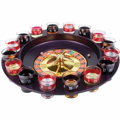 Image of Fizz Creations Shot Drinking Roulette Wheel. Great for Adult Party Games, Hen Games. Exciting way to Liven up your next Party. Easy Play Fun