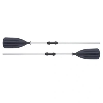 Image of Bestway 2 Piece Aluminium Oars Versatile Functionality Design, Durable ABS Construction, Lightweight Aluminum Shaft Ideal for Water Adventures: Kayaking and Rafting