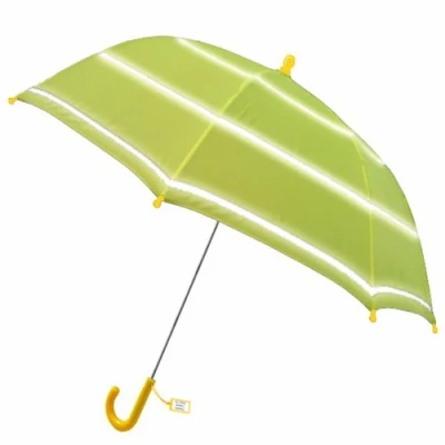 Image of Kids Hi Vis Safety School Umbrella Childrens Reflective High Visibility Yellow