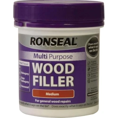 Image of Ronseal RSLMPWFM250G 250g Medium Multi Purpose Wood Filler Tube