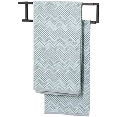 Image of Sealskin Carré Small Towel Rail Black, Metal, Negro, 48 x 12 cm