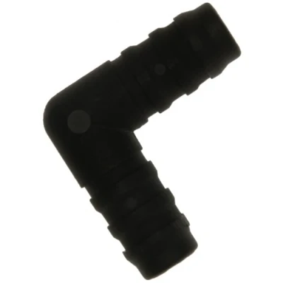 Image of W4 Elbow Hose Connector Black, 1/2 Inch