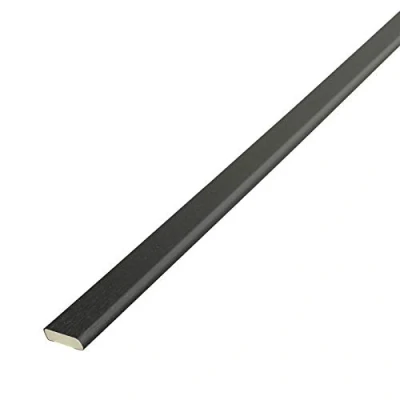 Image of Anthracite Grey (Grained), 20mm x 5m Cloaking Fillet uPVC Plastic Window Door Architrave Trim