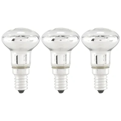 Image of veorly Replacement Lava Lamp E14 R39 30W Spotlight Screw in Light Bulb Clear Reflector Spot Bulbs Incandescent 3Pcs