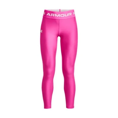 Image of Under Armour Girls Legging, Comfortable and Robust Gym Leggings, Lightweight Thermal Underwear, Girls&#039; Leggings with Compression Fit