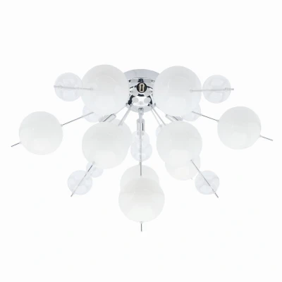 Image of Näve Explosion ceiling light in white and chrome