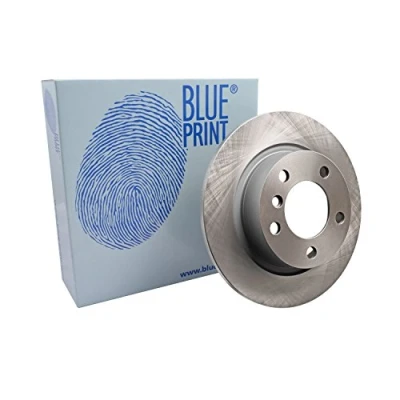 Image of 34209804830, 34219811539 Brake disc BLUE PRINT ADB114313 Rear Axle 280mm 10mm 5 Hole 120mm solid Coated MINI: Countryman, Paceman