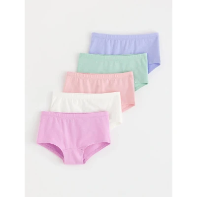 Image of Lindex Hipster Solids 5 PACK Briefs for kids, Size: 3 4y, Light pink